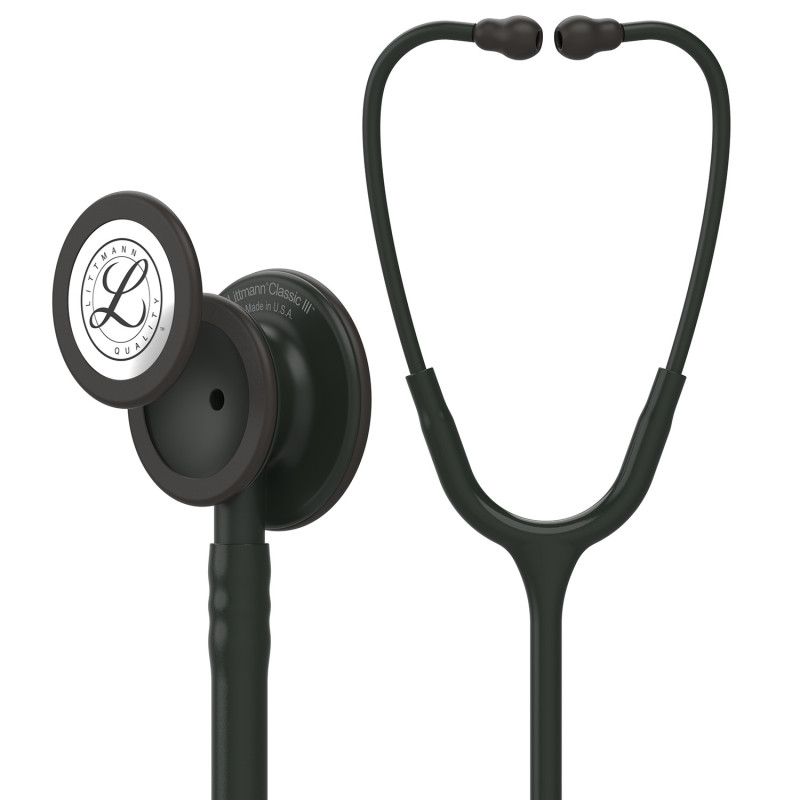 5803 3M Littmann Classic III Stetoskop -  Siyah Çan + Siyah Hortum