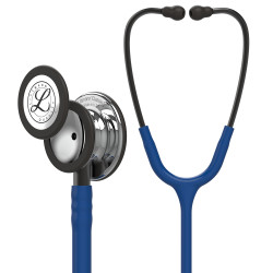 5863 3M Littmann Classic III Stetoskop - Gümüş Aynalı Çan + Lacivert Hortum