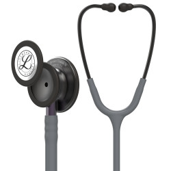 5873 3M Littmann Classic III Stetoskop - Duman Siyahı Çan + Gri Hortum