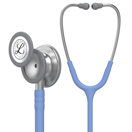 5630 3M Littmann Classic III Stetoskop - Paslanmaz Çelik Çan + Buz Mavisi Hortum