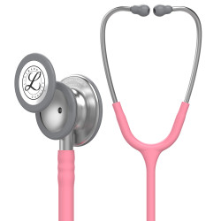 5633 3M Littmann Classic III Stetoskop - Paslanmaz Çelik Çan + İnci Pembesi Hortum